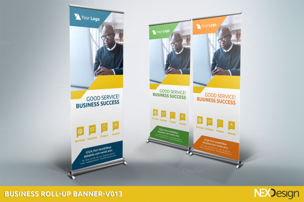 Business roll-up Banners