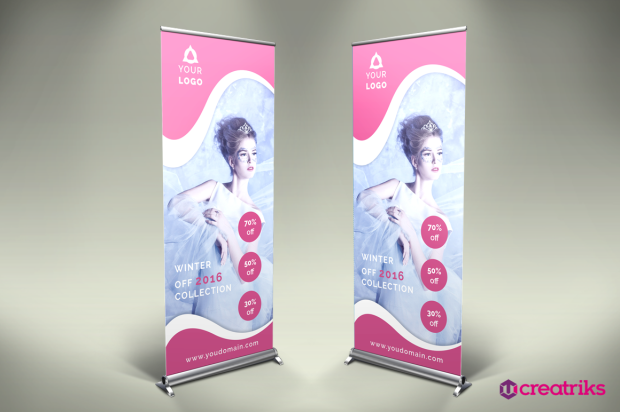 Fashion Style Roll-Up Banner - v006
